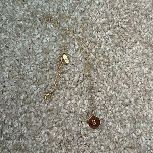 Kate Spade Letter B Gold Necklace